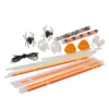 Set 10 accessori fluo party Halloween