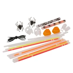 Set 10 accessori fluo party Halloween