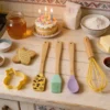 Set 4 accessori pasticceria silicone con formina ape