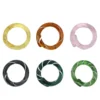 Set 6 anelli portatovaglioli colorati in vetro