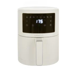 Set Batteria 8 pezzi Bambù e Friggitrice ad aria digitale 3,5 L