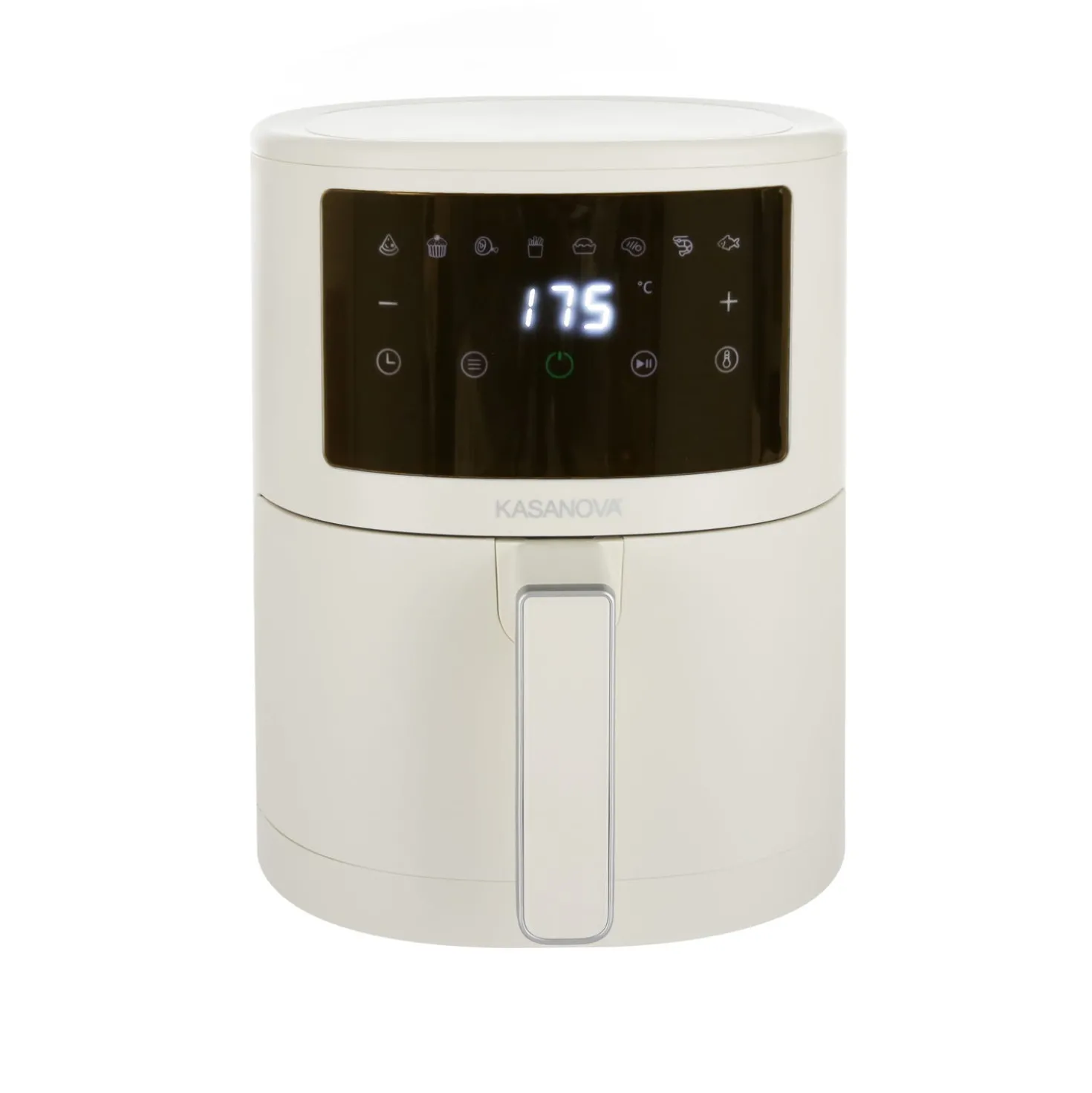 Set Batteria 8 pezzi Bambù e Friggitrice ad aria digitale 3,5 L