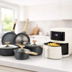 Set Batteria 11 pezzi Evolution e Friggitrice ad aria digitale 3,5 L