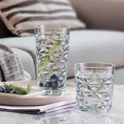 Set 4 bicchieri acqua Estrella in vetro