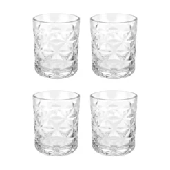 Set 4 bicchieri acqua Estrella in vetro