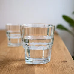 Set 3 bicchieri acqua in vetro Serenity Pasabache
