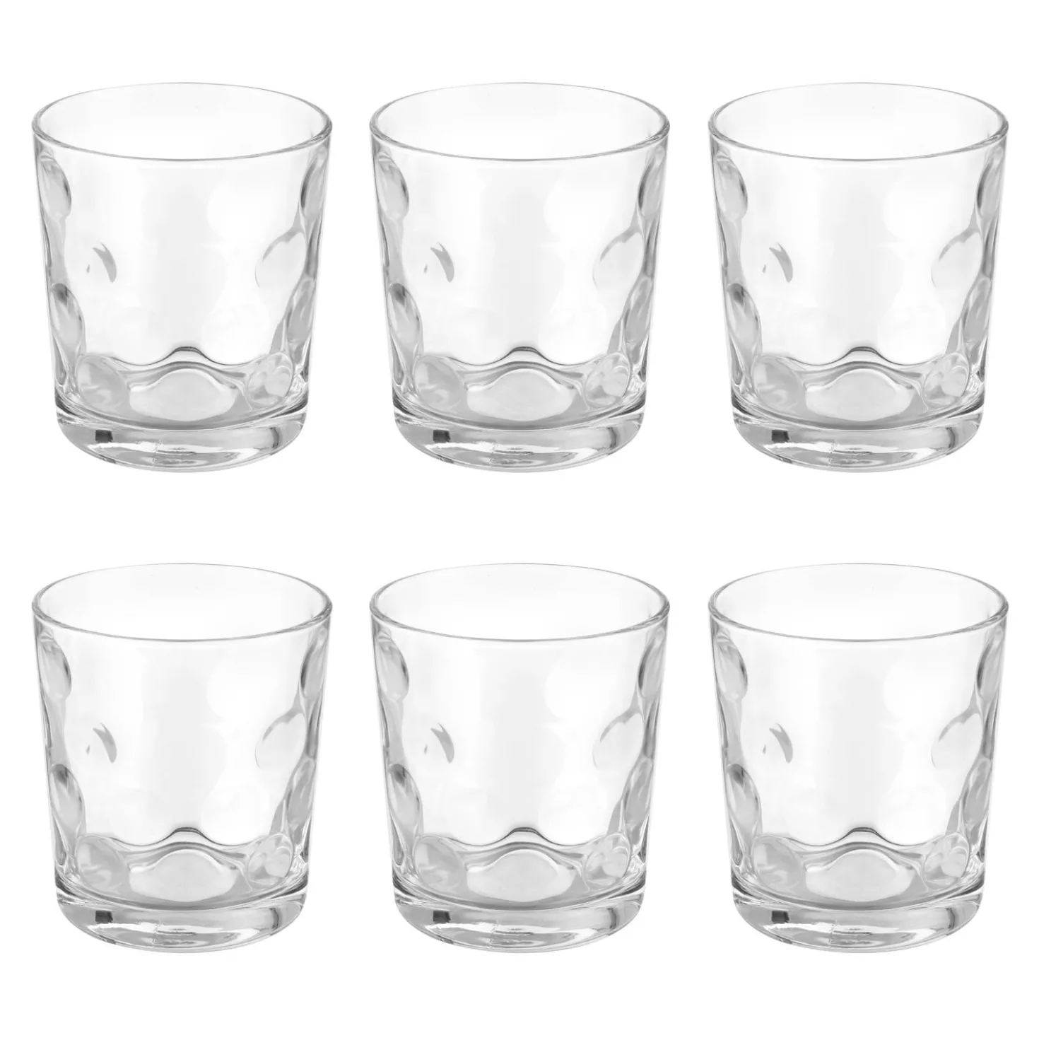 Set 6 bicchieri acqua in vetro Space Pasabahce
