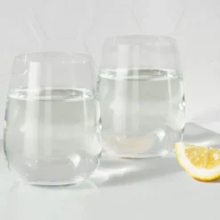 Set 6 bicchieri acqua Io Vino in vetro cristallo