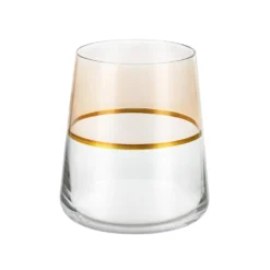 Set 6 bicchieri acqua 420 ml beige e oro Spectrum