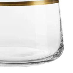 Set 6 bicchieri acqua 420 ml blu e oro Spectrum