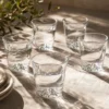 Set 6 bicchieri acqua 300 ml vetro