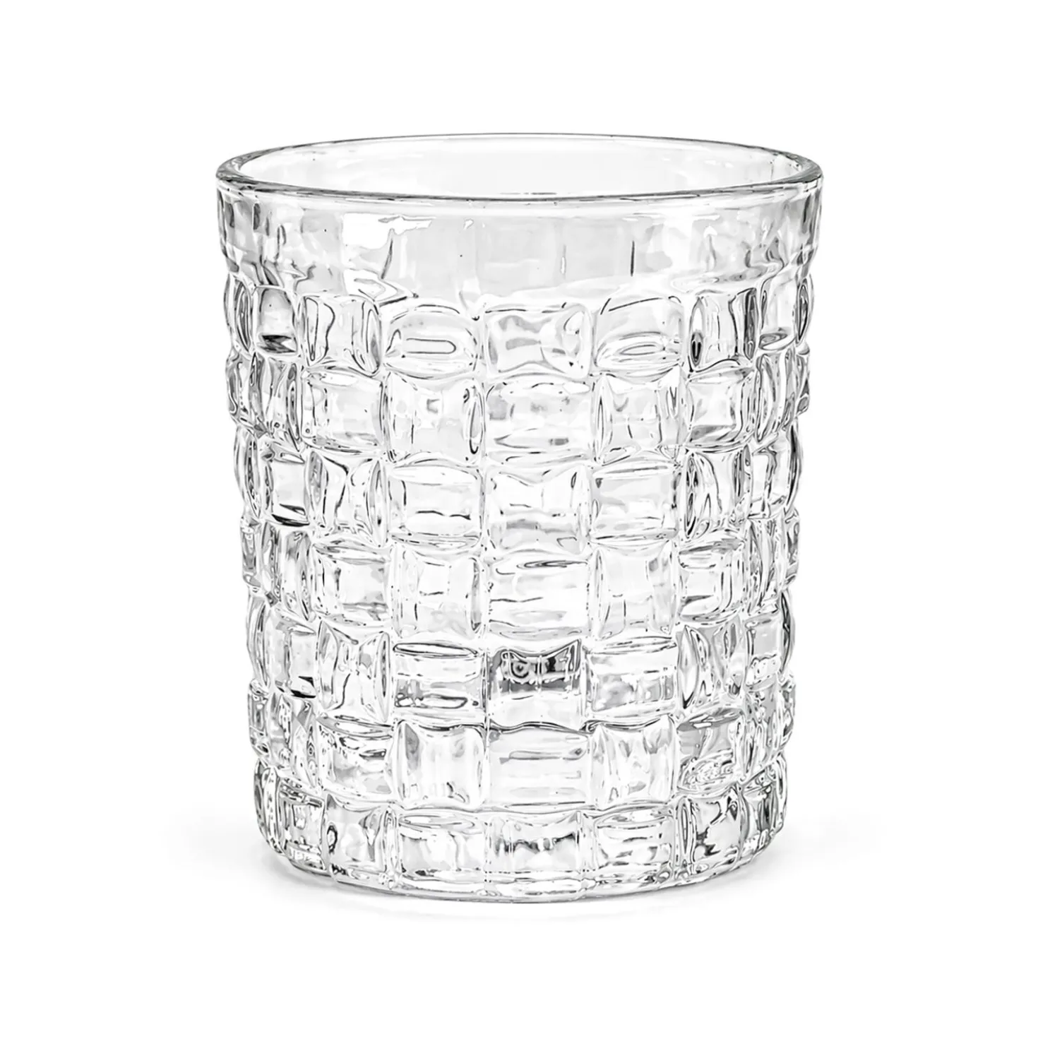 Set 6 bicchieri acqua 260 ml vetro lavorato