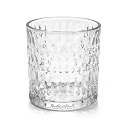Set 6 bicchieri acqua 300 ml vetro lavorato