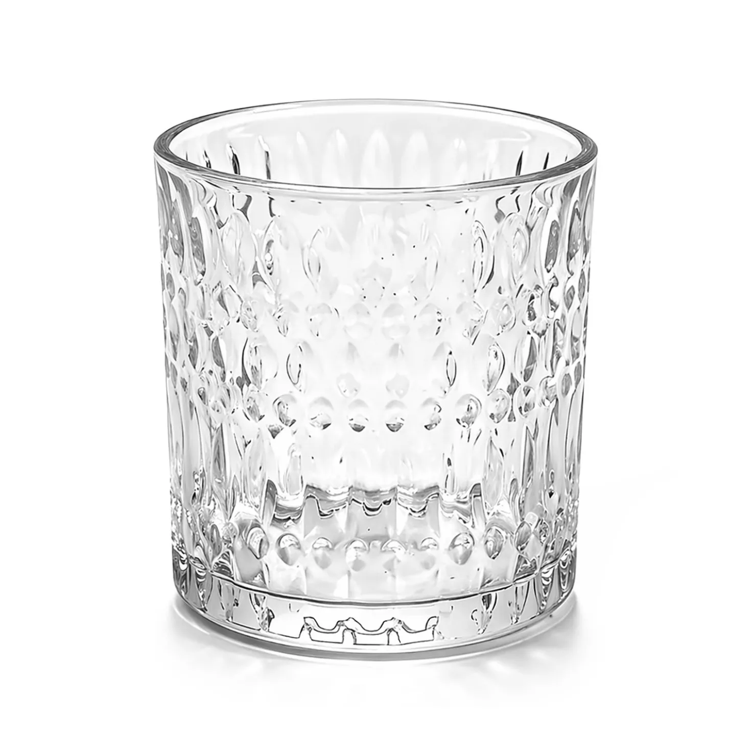 Set 6 bicchieri acqua 300 ml vetro lavorato