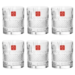 Set bicchieri acqua RCR, in vetro da 6 pezzi