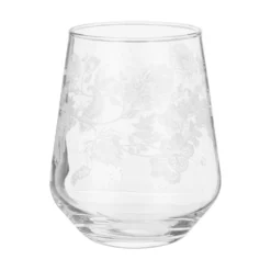 Set 4 bicchieri acqua Romance con decoro