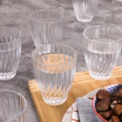 Set 6 bicchieri acqua vetro 300 ml Bouquet Pasabahce