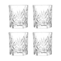 Set 4 bicchieri Americano RCR Cristalleria Italiana