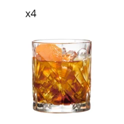 Set 4 bicchieri Americano RCR Cristalleria Italiana