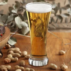 Set 6 bicchieri birra in vetro 380 ml