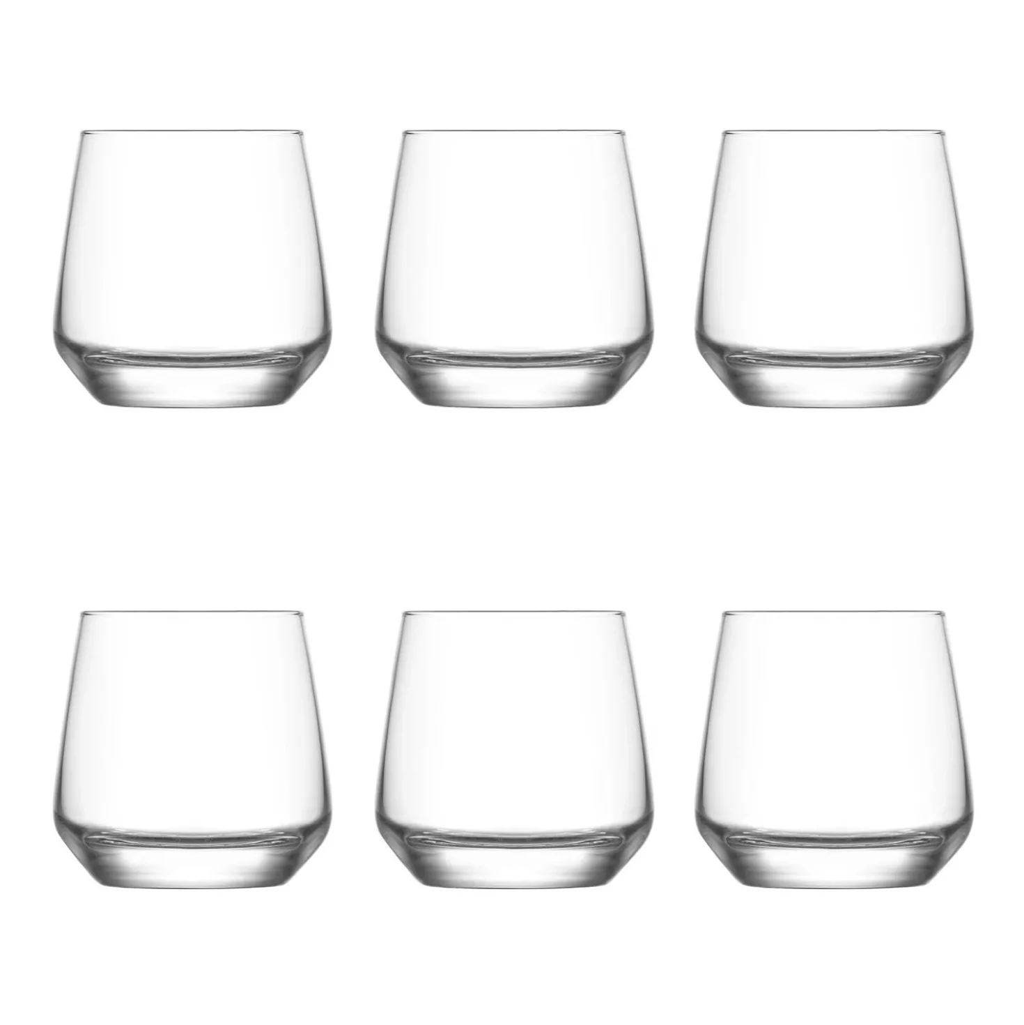 Set 6 bicchieri in vetro 345 ml