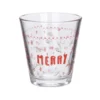 Set 6 bicchieri natalizi vetro 235 ml Merry