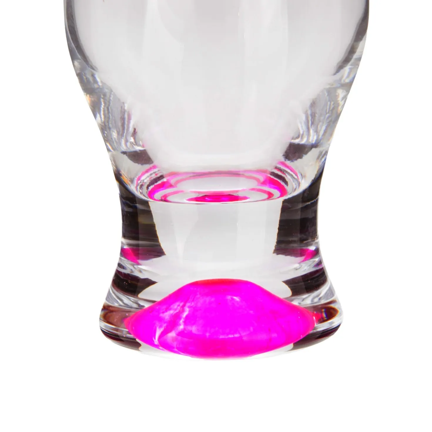 Set 6 bicchierini liquore vetro colorati stand