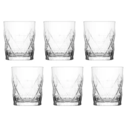 Set 6 bicchieri vetro 345 ml