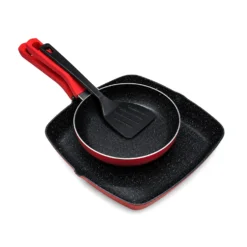 Set bistecchiera, padella e paletta