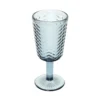 Set 2 calici acqua vetro blu Milo