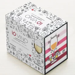Set 6 calici Chardonnay Io Vino in vetro cristallo