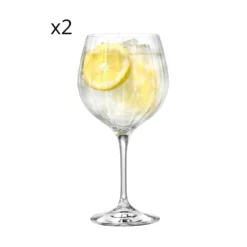 Set 2 calici Gin RCR Cristalleria Italiana