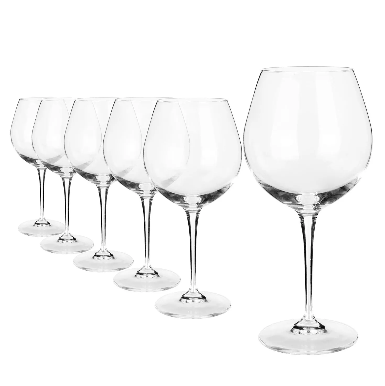 Set 6 calici Pinot nero Io Vino in vetro cristallo