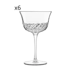 Set 6 calici Roma 1960 Fizz Bormioli Luigi