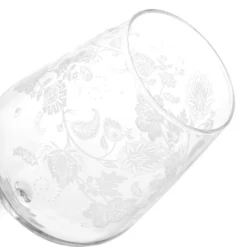 Set 4 calici Romance con decoro