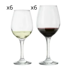 Set 12 calici vino Amber Pasabahce
