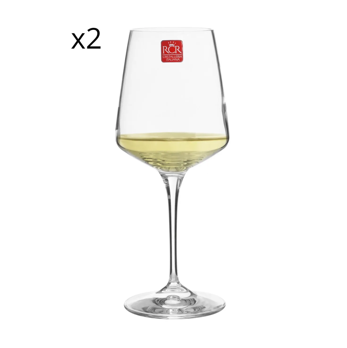 Set 2 calici vino bianco Aria trends