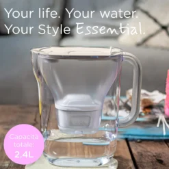 Set caraffa filtrante Brita Style Essential beige 2 filtri