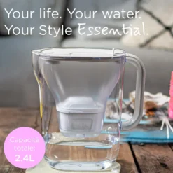 Set caraffa filtrante Brita Style Essential bianca con filtro