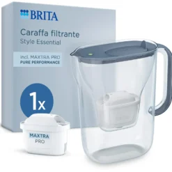 Set caraffa filtrante Brita Style Essential blu con filtro