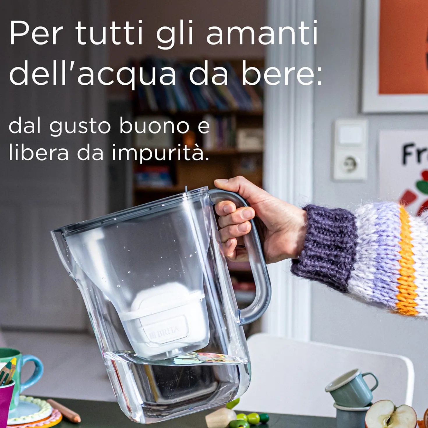 Set caraffa filtrante Brita Style Essential blu 3 filtri