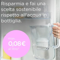 Set caraffa filtrante Brita Style Essential blu 3 filtri