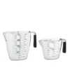 Set 2 caraffe in plastica con manico in gomma