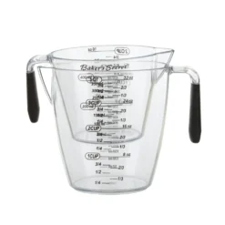 Set 2 caraffe in plastica con manico in gomma