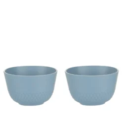 Set 2 ciotole in polipropilene 10 cm blu