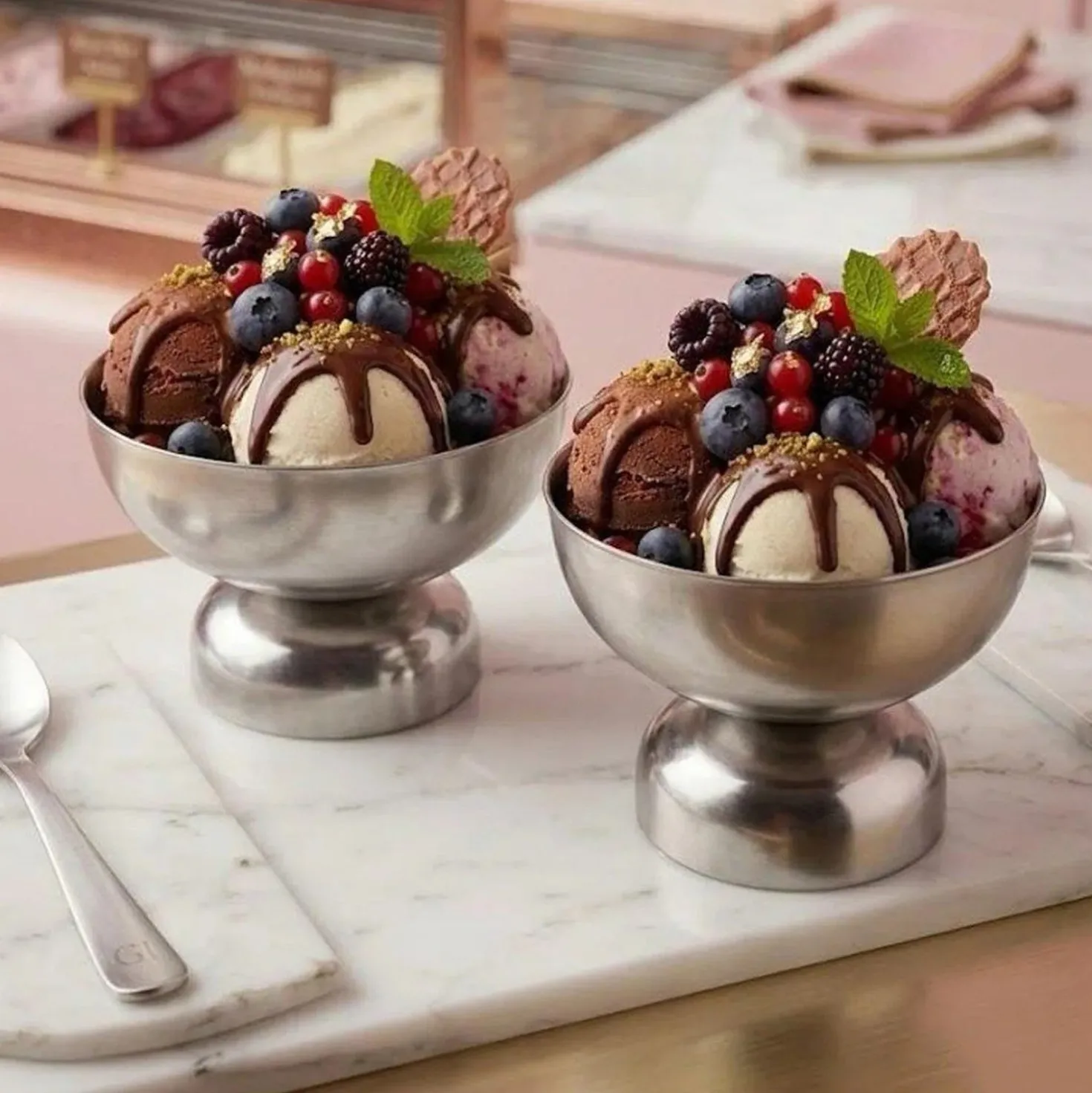 Set 2 ciotole per gelato