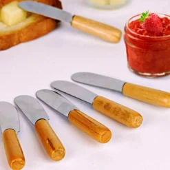 Set 6 coltelli da burro in acciaio inox