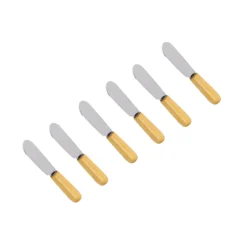 Set 6 coltelli da burro in acciaio inox