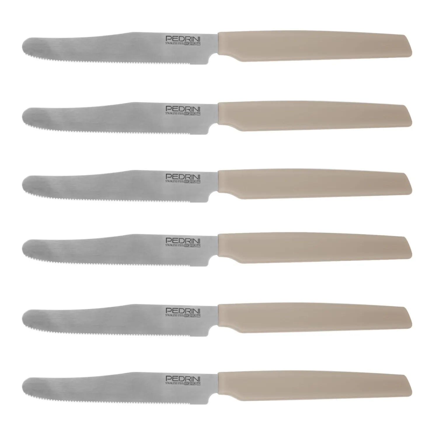 Set 6 coltelli tortora Active