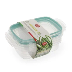 Set 3 contenitori rettangolari 0,6 L Snipslock Snips